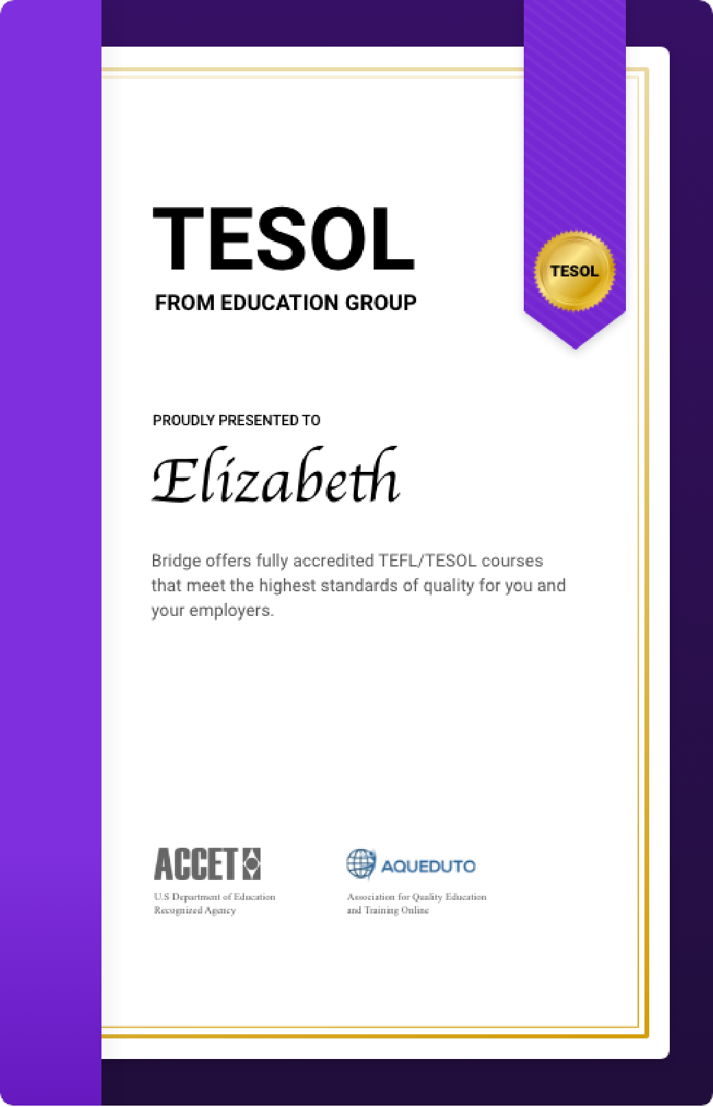 tesol certification image