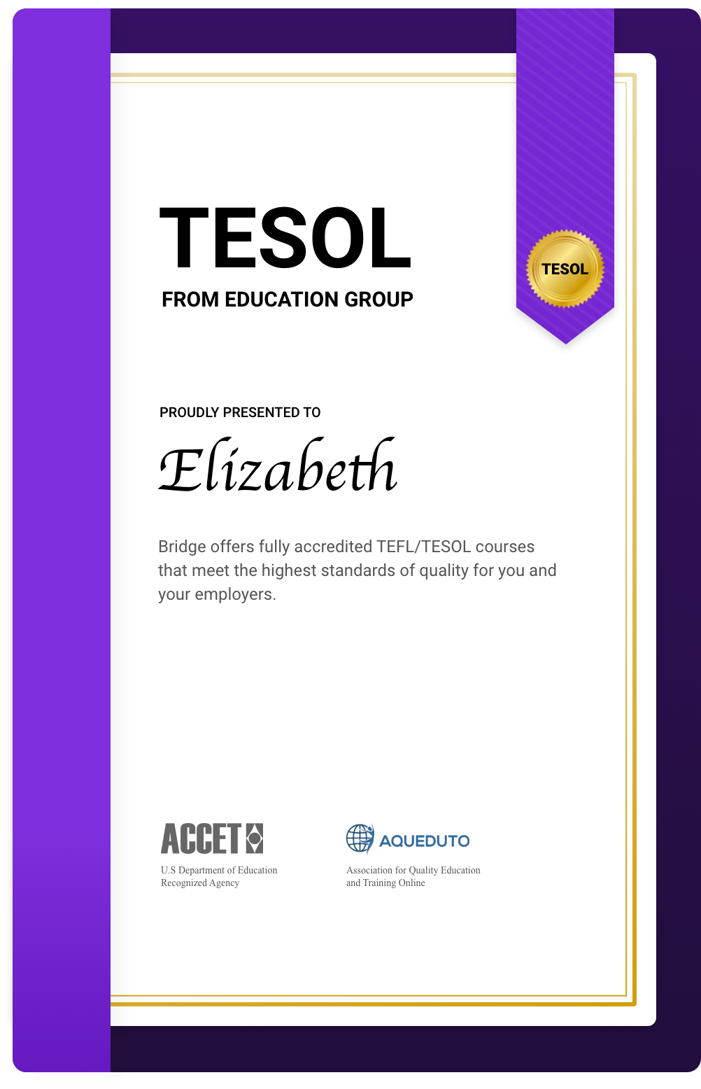 tesol certification image